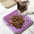 Tapis de léchage en silicone antidérapant pour chien - vue de face